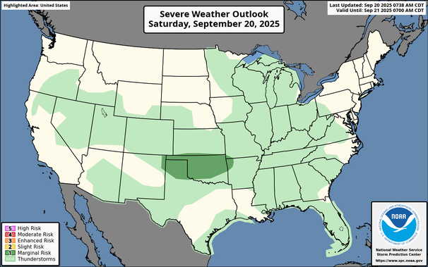US Severe Weather Chart