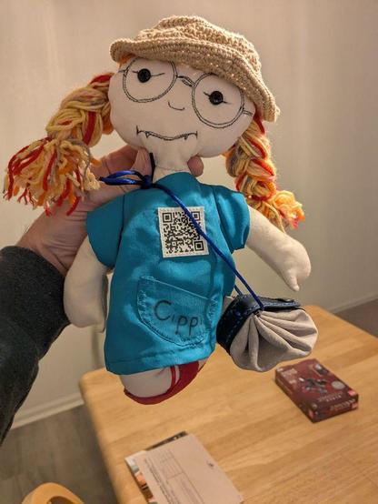 Cippi showing off her new bag!