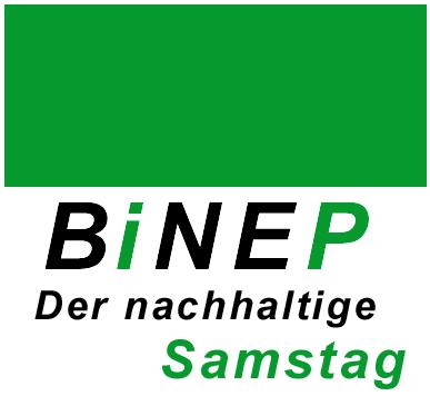 Logo mit dem Titel: BiNEP, Der nachhaltige Samstag