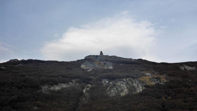 Creag Bheag with a cairn on top