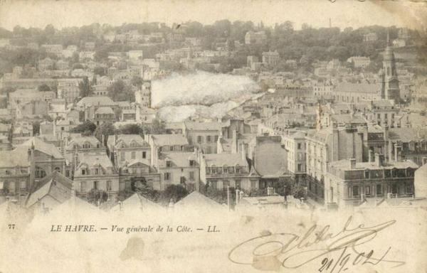 Le Havre - Vue générale de la Cote à #LeHavre (#SeineMaritime)  #CartePostaleAncienne 👉 https://cartorum.fr/carte-postale/410893/le-havre-le-havre-vue-generale-de-la-cote
