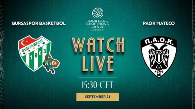 Semi-Finals 2 | Bursaspor Basketbol v PAOK mateco | Full Basketball Game | BCL 2025-26