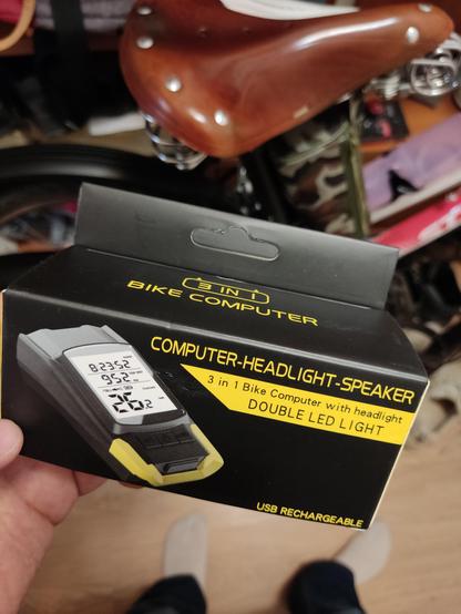упаковочная коробка от  COMPUTER - HEADLIGHT - SPEAKER