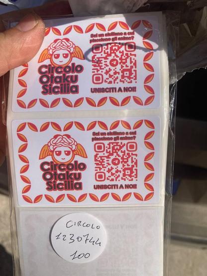 Sticker circolo otaku sicilia