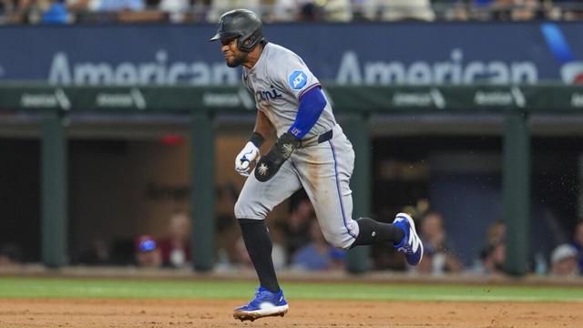 Marlins win 6th in a row with a 4-2 victory over Rangers, who have lost 7 straight