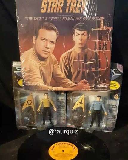 otd star trek Where No Man Has Gone Before spock sulu soundtrack vinyl vinilo action figures