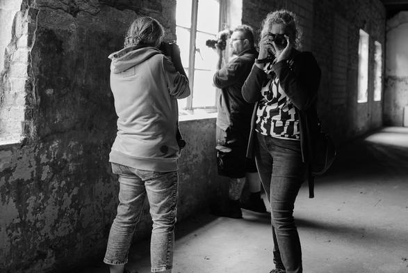 Impression von einem Fotoworkshop.