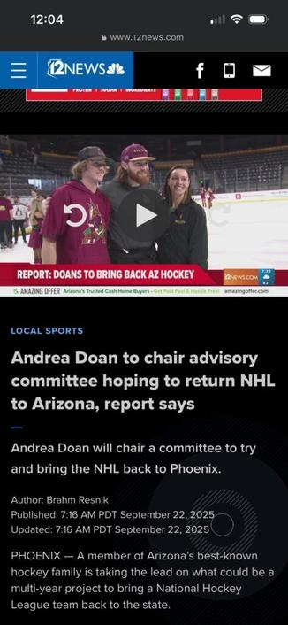 The gears are in motion, stay patient Yotes fans
