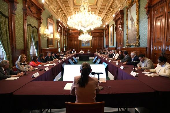 Reunión en Palacio Nacional