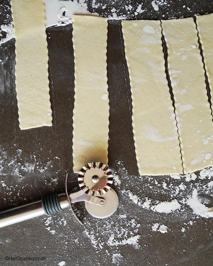 Selbstgemachte Pappardelle.