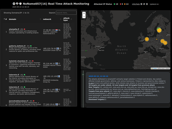https:/42de.it NoName057(16) Real Time attack monitor