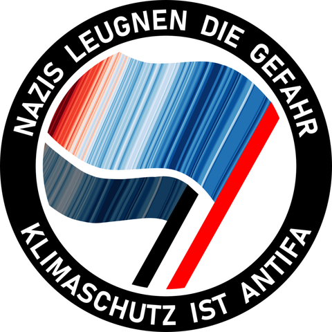 Nazis leugnen die Gefahr - Klimaschutz ist Antifa https://social.tchncs.de/@RonRevog/111807363301288154