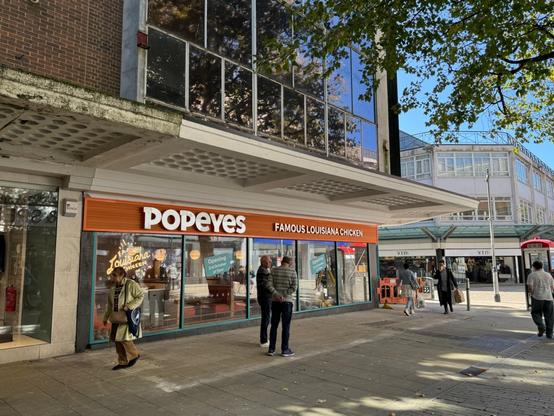 Popeyes on Oxford Street in Swansea