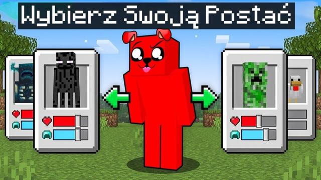 WYBIERZ SWOJĄ POSTAĆ w Minecraft!