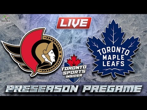 Senators vs Maple Leafs PRESEASON | LIVE Pregame Talk & Fan Hangout