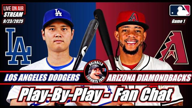 ロサンゼルスドジャースvsアリゾナダイヤモンドバック⚾MLB野球🟢ライブストリームウォッチパーティー3Dビュー