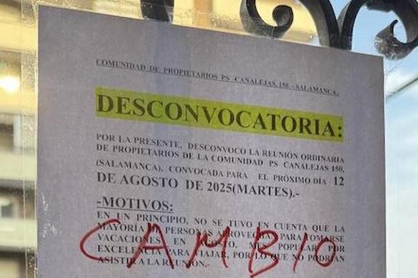 Detalle del cartel que ha dado la vuelta a las redes sociales (X)