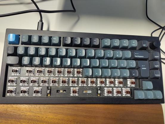 keychron Tastatur eo ein paar Tasten entfernt wurden