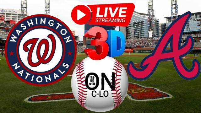 Atlanta Braves vs Washington Nationals。ライブMLB野球。プレイバイプレイ、3Dプレゼンテーションライブストリーム