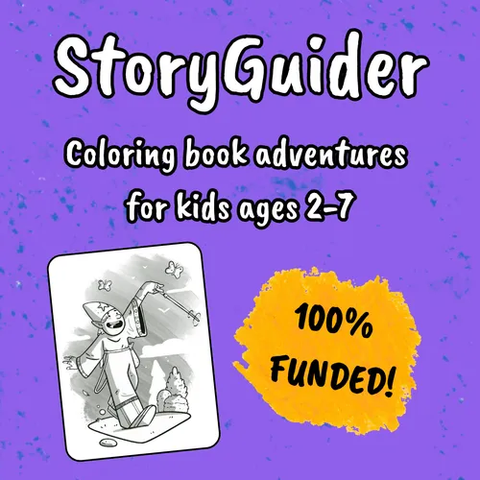 StoryGuider 
Coloring book adventures for kids ages 2-7
100% funded!