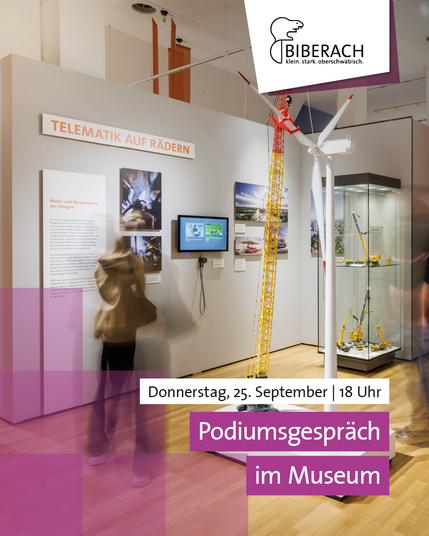 Donnerstag, 25. September, 18 Uhr: Podiumsgespräch im Museum