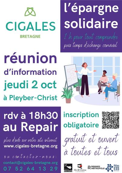 L'épargne solidaire : réunion d'information