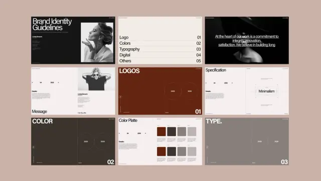 Adobe InDesign Brand Identity Guidelines Presentation Template by GraphicArtist