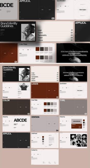 The Perfect Brand Identity Guidelines Presentation Template to Showcase Visual Consistency