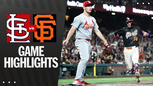 カーディナルズ対ジャイアンツゲームのハイライト（9/23/25）| MLBのハイライト