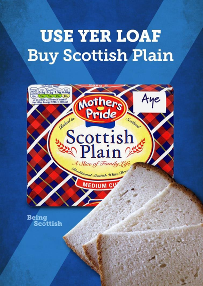Plain Breid is firmly entrenched in the Scottish bantersphere