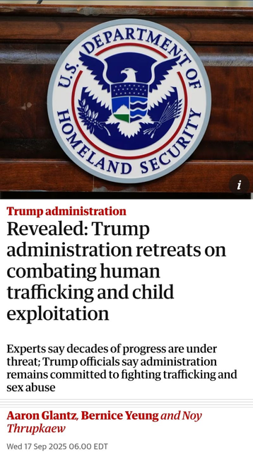 Trump administration slashed more than 70% of the workforce at the agency’s office to monitor and combat trafficking in persons (Tip office), which is responsible for leading anti-trafficking efforts across the US government. The department has also held up grants for nonprofit organizations fighting trafficking around the world, putting their operations and services at risk.