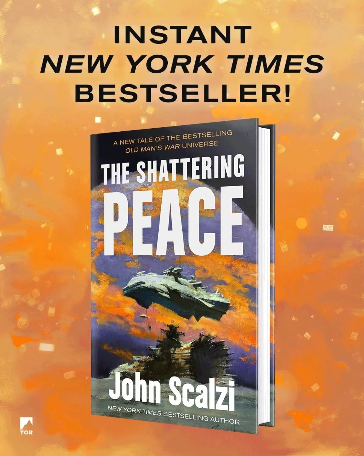 My latest book, The Shattering Peace, is a New York Times bestseller!