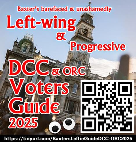 QR link to my DCC voters guide https://tinyurl.com/BaxtersLeftieGuideDCC-ORC2025