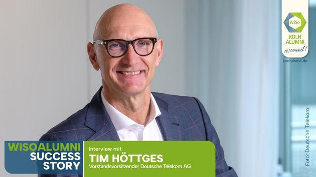WiSo Alumni and CEO of Deutsche Telekom Tim Höttges.