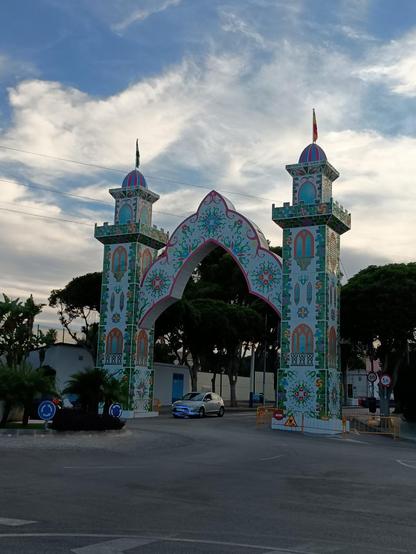 Portal de entrada de la feria