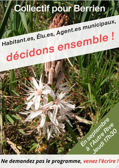 Collectif pour Berrien : décidons ensemble !