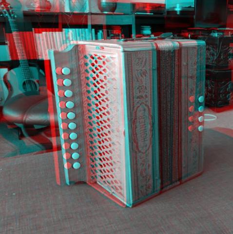 Same, black and white anaglyph