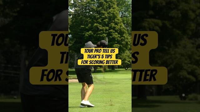 He Shares Tiger’s 5 Scoring Tips #golf