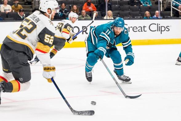 San Jose Sharks forward Egor Afanasyev