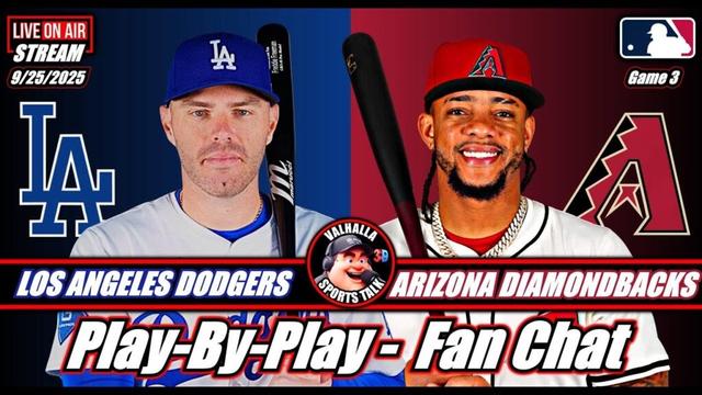 ロサンゼルスドジャースvsアリゾナダイヤモンドバック⚾MLB野球🟢ライブストリームウォッチパーティー3Dビュー