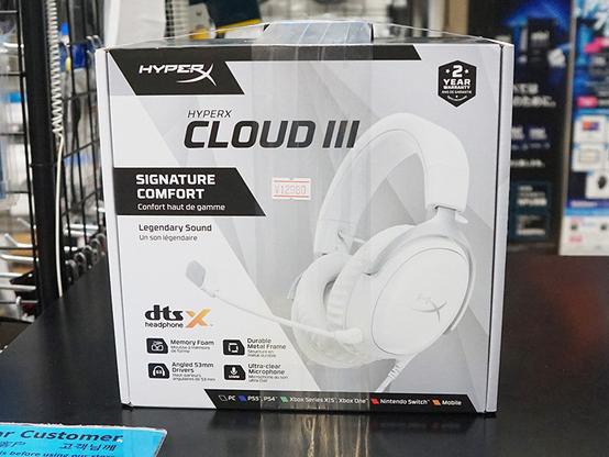 HyperXのゲーム向けヘッドセット「Cloud III」に白色モデル - AKIBA PC Hotline!