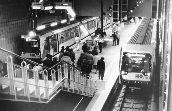 Foto der U Mümmelmannsberg, 1990