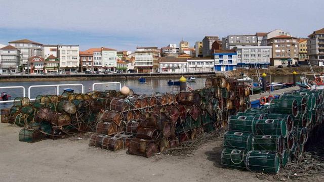 Nasas no porto de Camariñas. (Foto: Colectivo Xea)