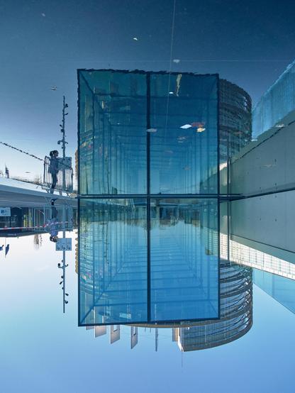 building, architecture, blue