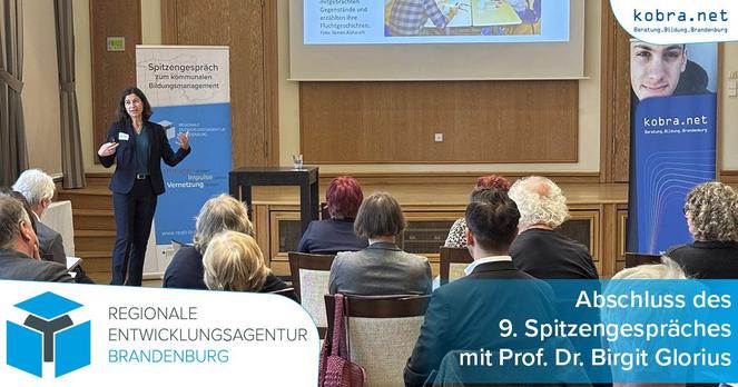 Prof. Dr. Glorius referiert vor dem Publikum des 9. Spitzengespräches.