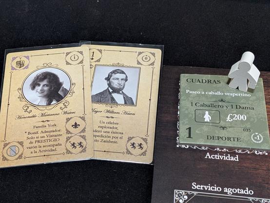 Cartas y fichas del juego de mesa Obsesión