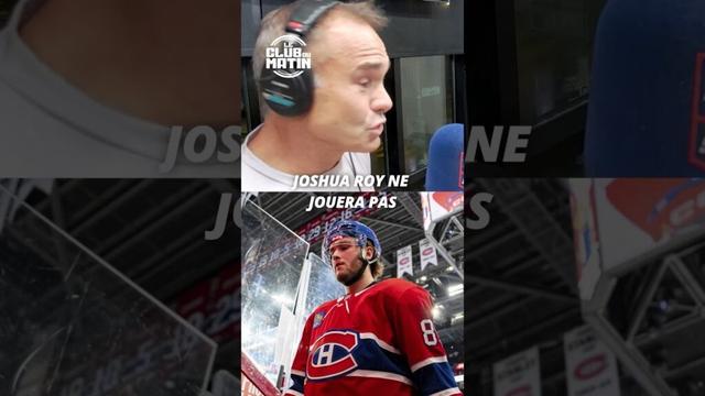 La fin pour Joshua Roy avec le CH? 🤔🏒 #roy #bolduc #ch #LCDM