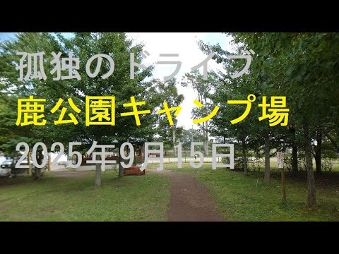 【安平町鹿公園キャンプ場】孤独のドライブ2025　きれいに刈り込まれた芝生サイトには、水洗トイレや炊事場、バーベキューハウスが設備され、いずれの施設とも清潔度#北海道 #車窓 #安平町
