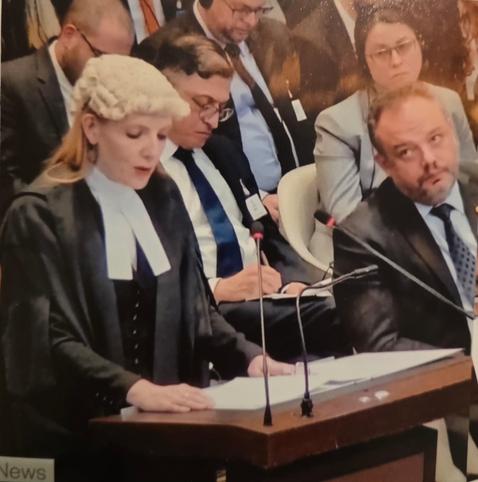 Blinne ní Ghrálaigh KC, ICJ, January w024.