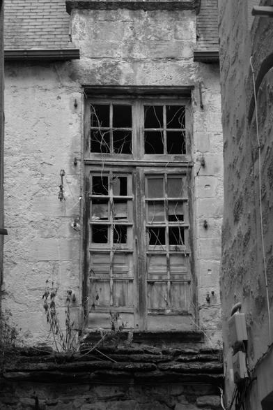 An old window in an old house
